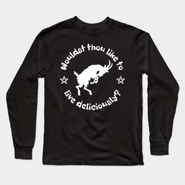 Black Phillip Long Sleeve T-Shirt by Anv2